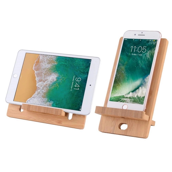 Printed Bamboo Wood Cell Phone Stands - Printed Bamboo Wood Cell Phone Stands - Image 0 of 0