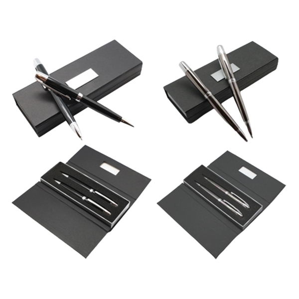 Executive Metallic Pen and Pencil Set - Executive Metallic Pen and Pencil Set - Image 0 of 2