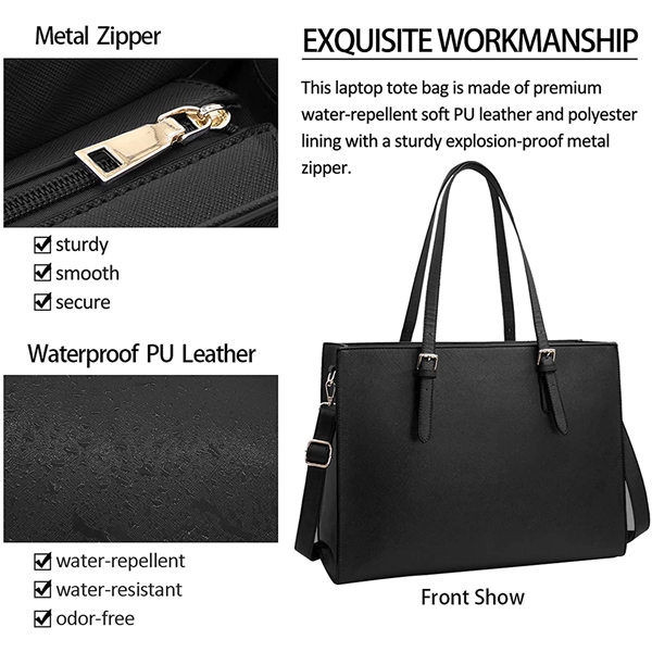 Business Office Briefcase Laptop Bag - Business Office Briefcase Laptop Bag - Image 3 of 5