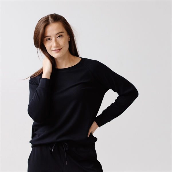 Women's Ultra-Soft Bamboo Pullover Crew - Women's Ultra-Soft Bamboo Pullover Crew - Image 1 of 4