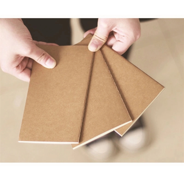 Eco Kraft Paper Blank Jotters Note Notebook Daily Memo Pad - Eco Kraft Paper Blank Jotters Note Notebook Daily Memo Pad - Image 0 of 3