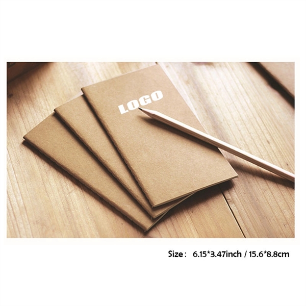 Eco Kraft Paper Blank Jotters Note Notebook Daily Memo Pad - Eco Kraft Paper Blank Jotters Note Notebook Daily Memo Pad - Image 1 of 3