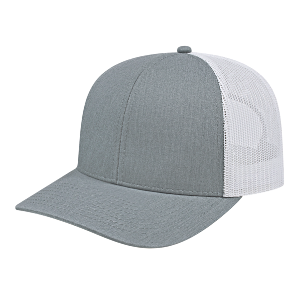 Poly/Cotton Trucker Mesh Back Cap - Poly/Cotton Trucker Mesh Back Cap - Image 15 of 29