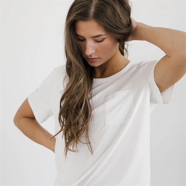 Women's Stretch-Knit Bamboo Lounge Tee - Women's Stretch-Knit Bamboo Lounge Tee - Image 1 of 4