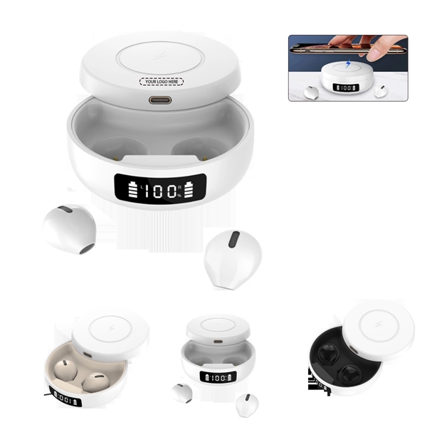 Wireless Earbuds & Charging Pad - Wireless Earbuds & Charging Pad - Image 0 of 2