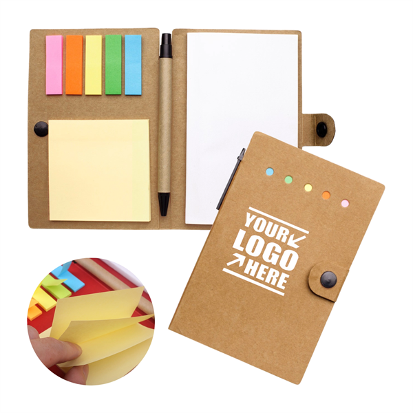 Pocket Notepad With Sticky Notes And Pen - Pocket Notepad With Sticky Notes And Pen - Image 0 of 0