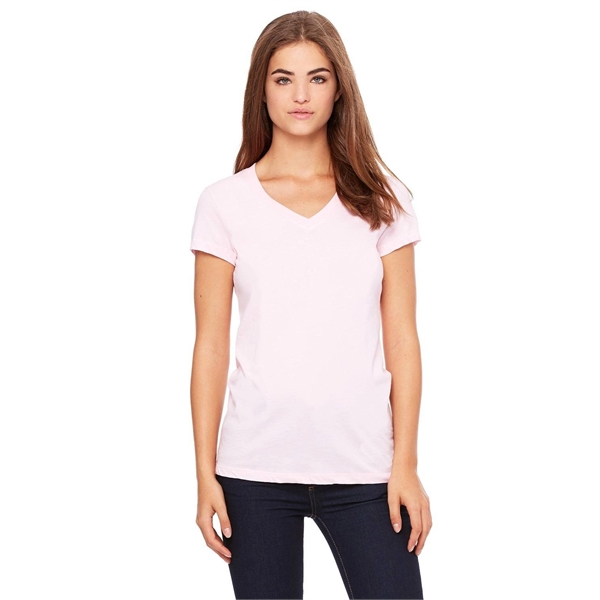 Bella + Canvas Ladies' Jersey Short-Sleeve V-Neck T-Shirt - Bella + Canvas Ladies' Jersey Short-Sleeve V-Neck T-Shirt - Image 3 of 113