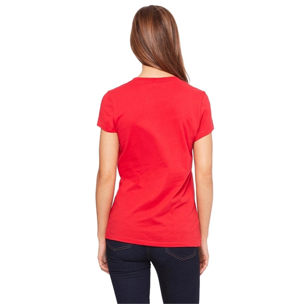 Bella + Canvas Ladies' Jersey Short-Sleeve V-Neck T-Shirt - Bella + Canvas Ladies' Jersey Short-Sleeve V-Neck T-Shirt - Image 8 of 113