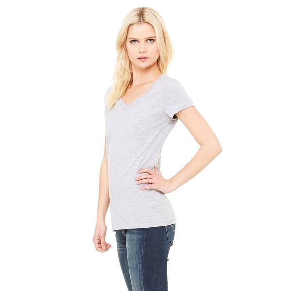 Bella + Canvas Ladies' Jersey Short-Sleeve V-Neck T-Shirt - Bella + Canvas Ladies' Jersey Short-Sleeve V-Neck T-Shirt - Image 20 of 113