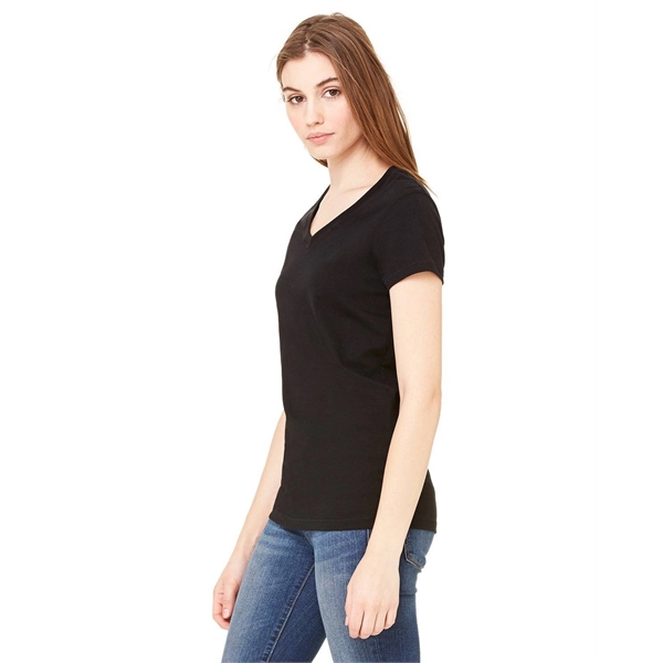 Bella + Canvas Ladies' Jersey Short-Sleeve V-Neck T-Shirt - Bella + Canvas Ladies' Jersey Short-Sleeve V-Neck T-Shirt - Image 24 of 113