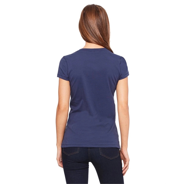 Bella + Canvas Ladies' Jersey Short-Sleeve V-Neck T-Shirt - Bella + Canvas Ladies' Jersey Short-Sleeve V-Neck T-Shirt - Image 30 of 113