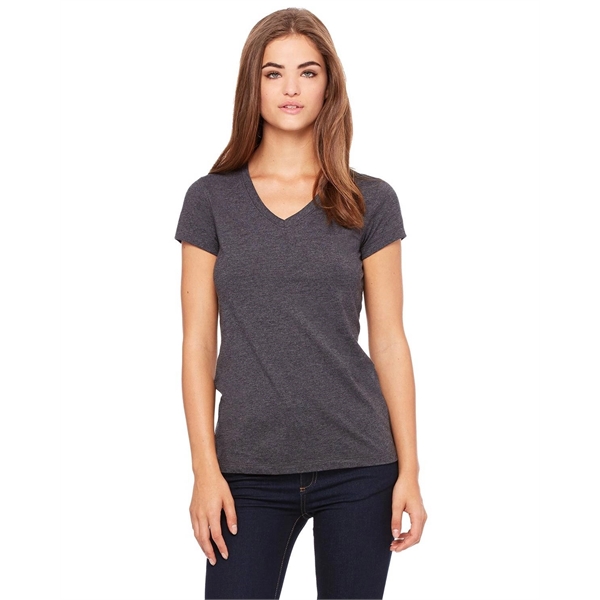 Bella + Canvas Ladies' Jersey Short-Sleeve V-Neck T-Shirt - Bella + Canvas Ladies' Jersey Short-Sleeve V-Neck T-Shirt - Image 37 of 113