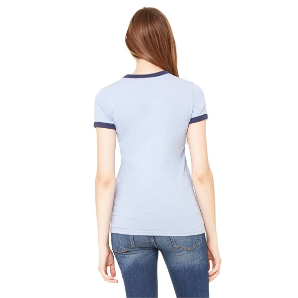 Ladies' Jersey Short-Sleeve Ringer T-Shirt - Ladies' Jersey Short-Sleeve Ringer T-Shirt - Image 2 of 26