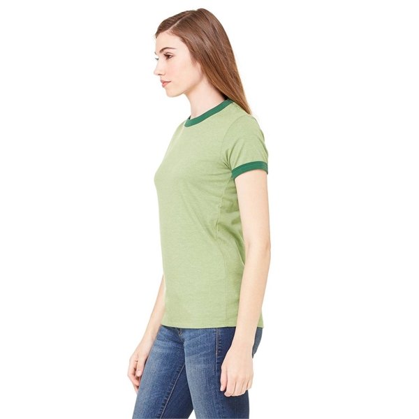 Ladies' Jersey Short-Sleeve Ringer T-Shirt - Ladies' Jersey Short-Sleeve Ringer T-Shirt - Image 5 of 26