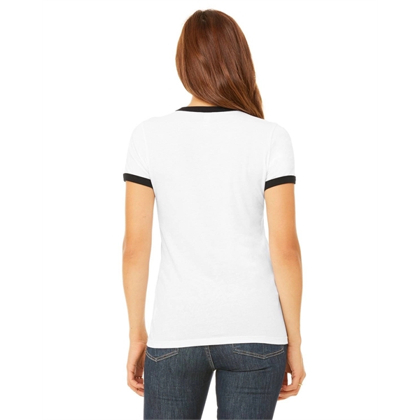 Ladies' Jersey Short-Sleeve Ringer T-Shirt - Ladies' Jersey Short-Sleeve Ringer T-Shirt - Image 8 of 26
