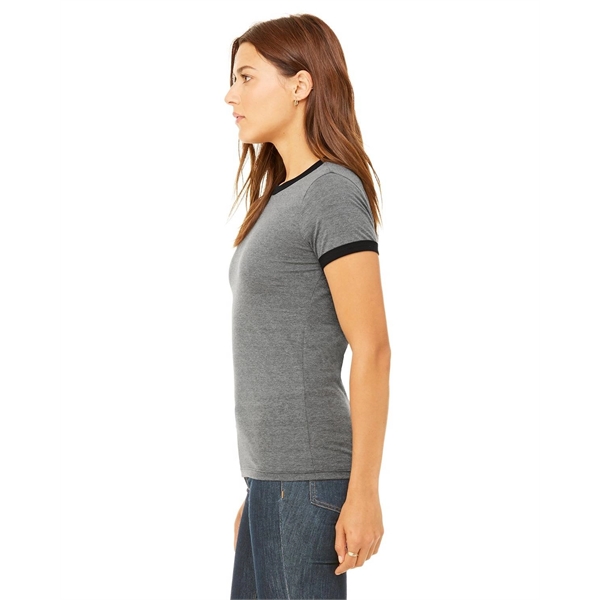 Ladies' Jersey Short-Sleeve Ringer T-Shirt - Ladies' Jersey Short-Sleeve Ringer T-Shirt - Image 10 of 26