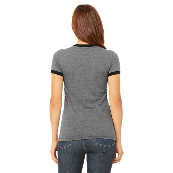 Ladies' Jersey Short-Sleeve Ringer T-Shirt - Ladies' Jersey Short-Sleeve Ringer T-Shirt - Image 11 of 26