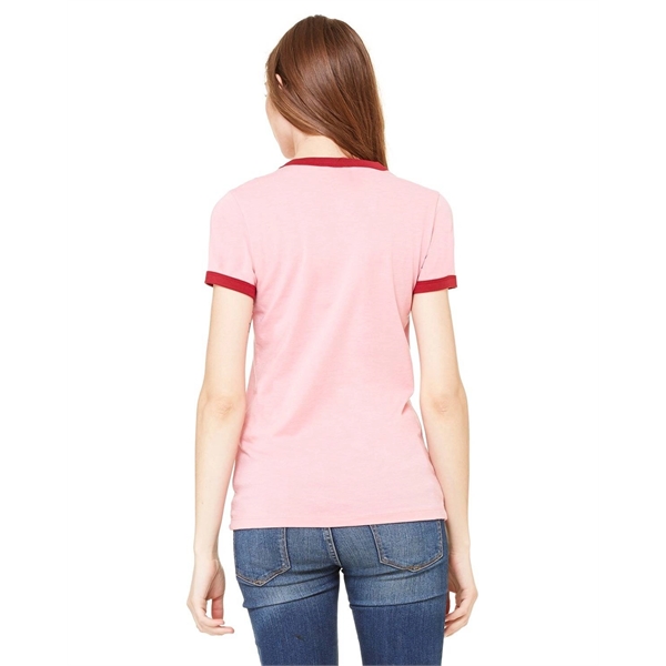 Ladies' Jersey Short-Sleeve Ringer T-Shirt - Ladies' Jersey Short-Sleeve Ringer T-Shirt - Image 13 of 26