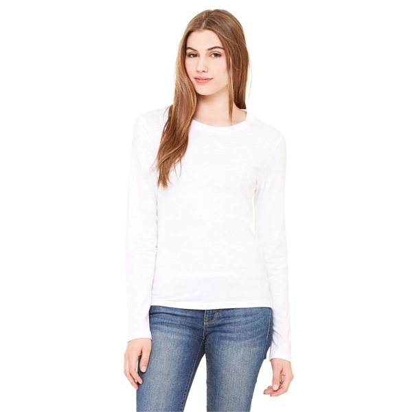 Bella + Canvas Ladies' Jersey Long-Sleeve T-Shirt - Bella + Canvas Ladies' Jersey Long-Sleeve T-Shirt - Image 0 of 68