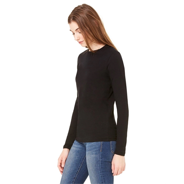 Bella + Canvas Ladies' Jersey Long-Sleeve T-Shirt - Bella + Canvas Ladies' Jersey Long-Sleeve T-Shirt - Image 7 of 68