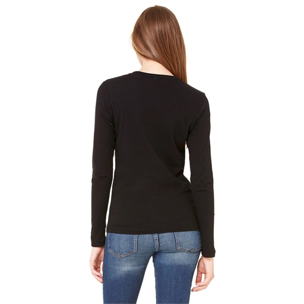 Bella + Canvas Ladies' Jersey Long-Sleeve T-Shirt - Bella + Canvas Ladies' Jersey Long-Sleeve T-Shirt - Image 8 of 68