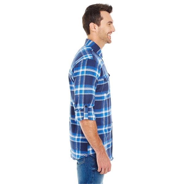 Burnside Men's Plaid Flannel Shirt - Burnside Men's Plaid Flannel Shirt - Image 4 of 138