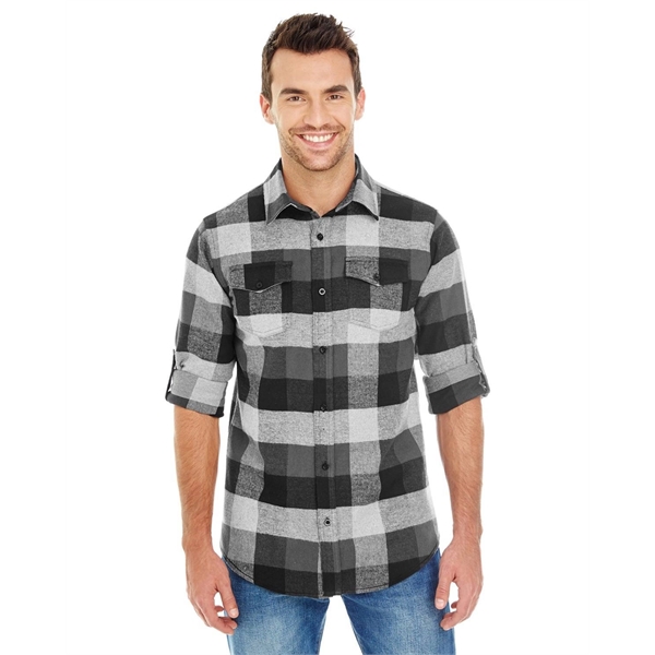 Burnside Men's Plaid Flannel Shirt - Burnside Men's Plaid Flannel Shirt - Image 6 of 138