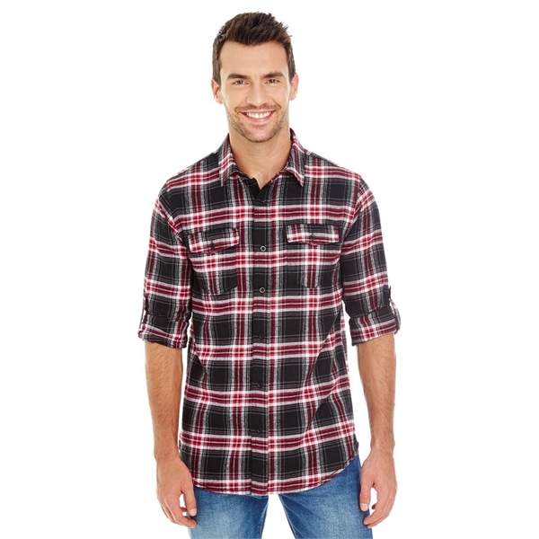 Burnside Men's Plaid Flannel Shirt - Burnside Men's Plaid Flannel Shirt - Image 9 of 138