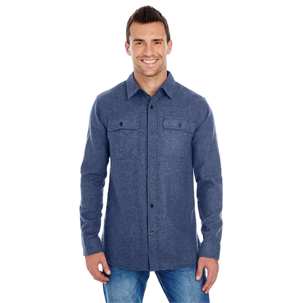 Burnside Men's Solid Flannel Shirt - Burnside Men's Solid Flannel Shirt - Image 3 of 28