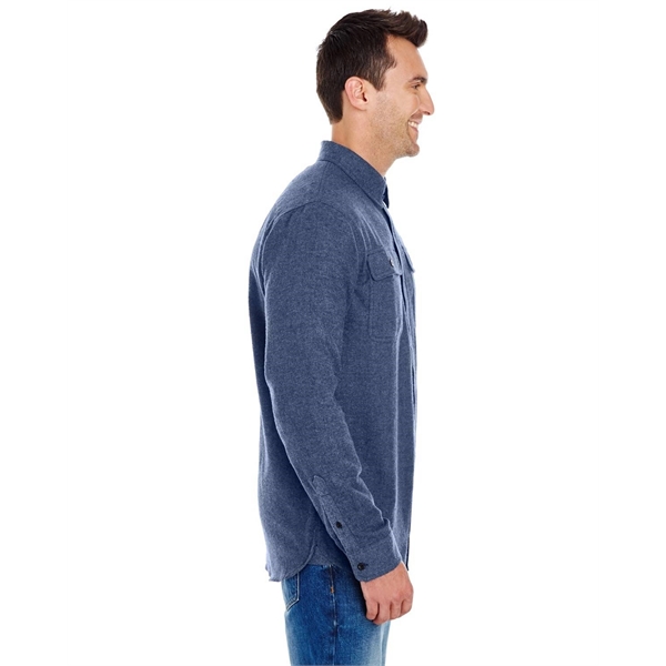 Burnside Men's Solid Flannel Shirt - Burnside Men's Solid Flannel Shirt - Image 4 of 28