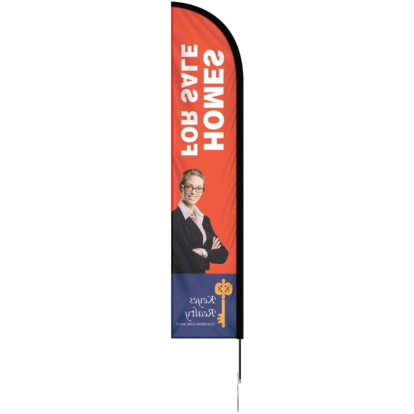 10' Single Reverse Portable Half Drop Banner w/ Hardware Set - 10' Single Reverse Portable Half Drop Banner w/ Hardware Set - Image 1 of 11
