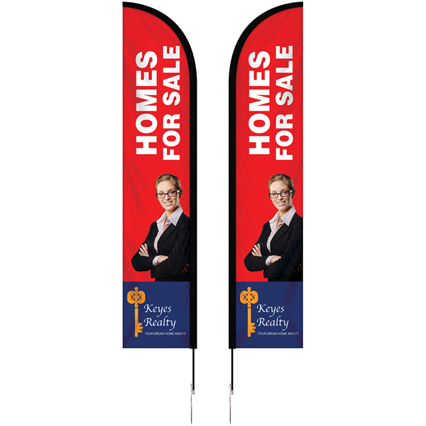 10' Double Sided Portable Half Drop Banner w/ Hardware Set - 10' Double Sided Portable Half Drop Banner w/ Hardware Set - Image 0 of 12