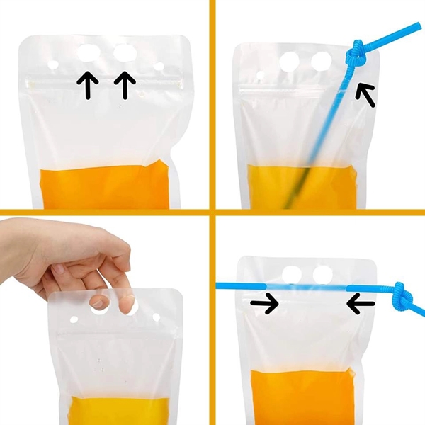 Drink Pouch With Straw - Drink Pouch With Straw - Image 1 of 4