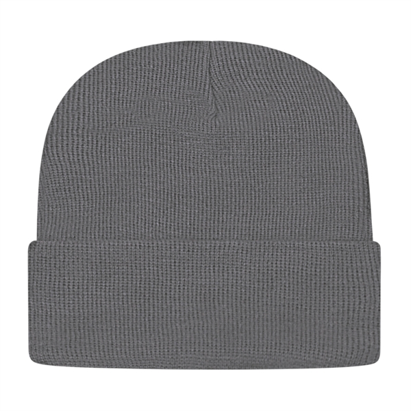 Sustainable Knit Cap with Cuff - Sustainable Knit Cap with Cuff - Image 1 of 4
