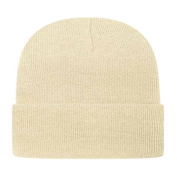 Sustainable Knit Cap with Cuff - Sustainable Knit Cap with Cuff - Image 2 of 4