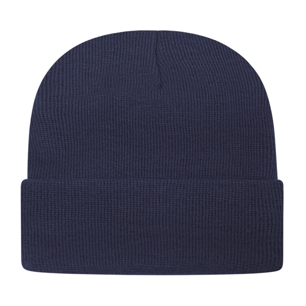 Sustainable Knit Cap with Cuff - Sustainable Knit Cap with Cuff - Image 3 of 4