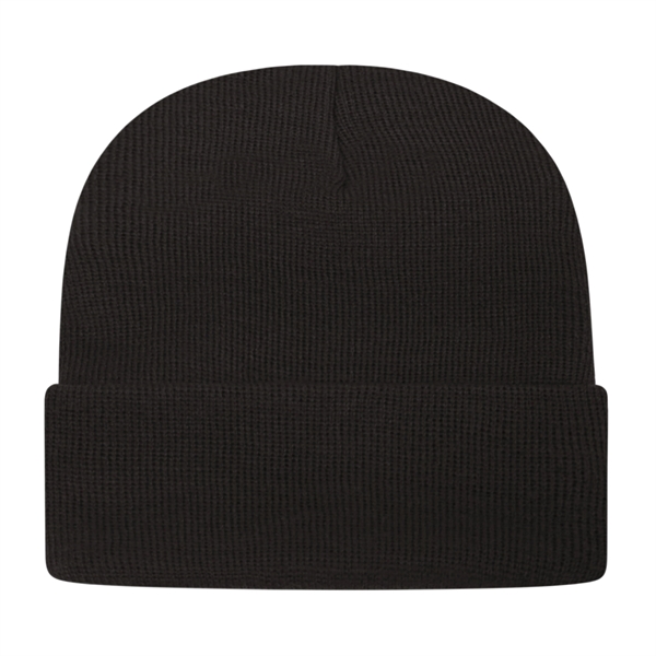 Custom Recycled Knit Cap with Cuff