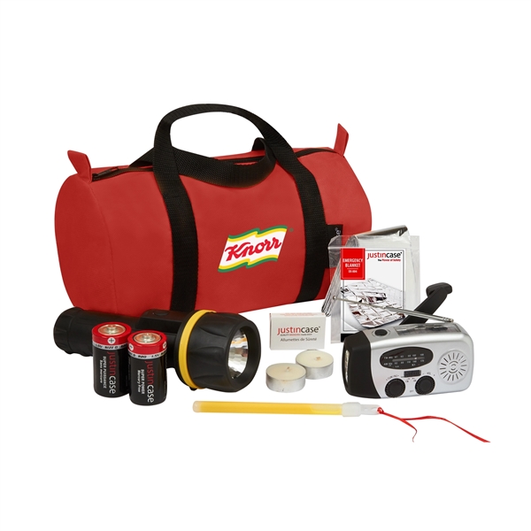 Power Outage Kit w/ Dynamo Solar AM-FM Radio/Flashlight - Power Outage Kit w/ Dynamo Solar AM-FM Radio/Flashlight - Image 0 of 3