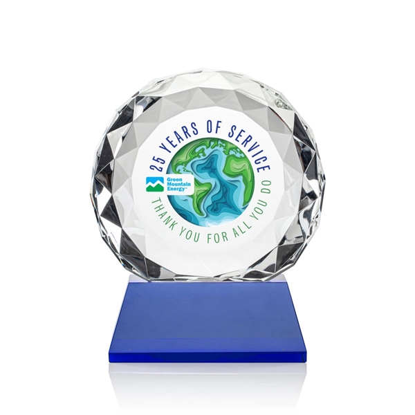 Seville VividPrint™ Award on Entwhistle Base - Blue