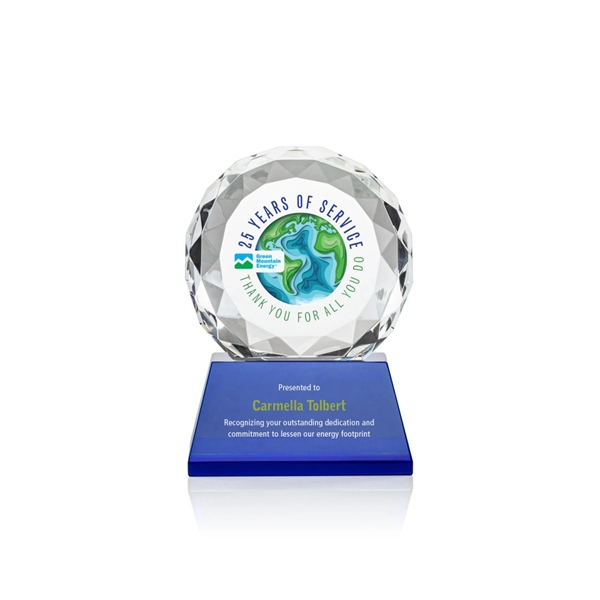 Seville VividPrint™ Award on Entwhistle Base - Blue