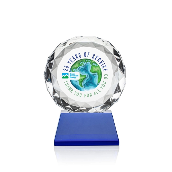 Seville VividPrint™ Award on Entwhistle Base - Blue