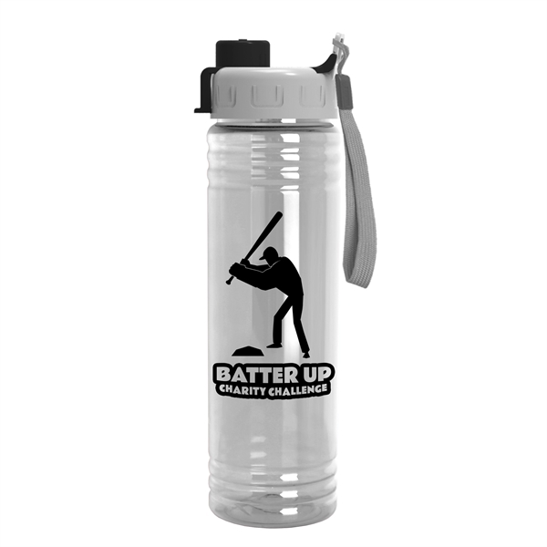 24 oz. Slim Fit Water Bottle with Quick Snap Lid - 24 oz. Slim Fit Water Bottle with Quick Snap Lid - Image 7 of 7