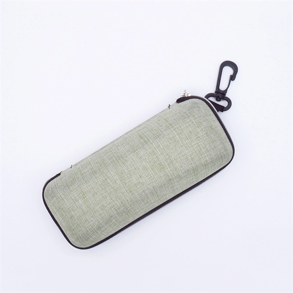 Custom EVA Linen Sunglasses Case - Custom EVA Linen Sunglasses Case - Image 1 of 5