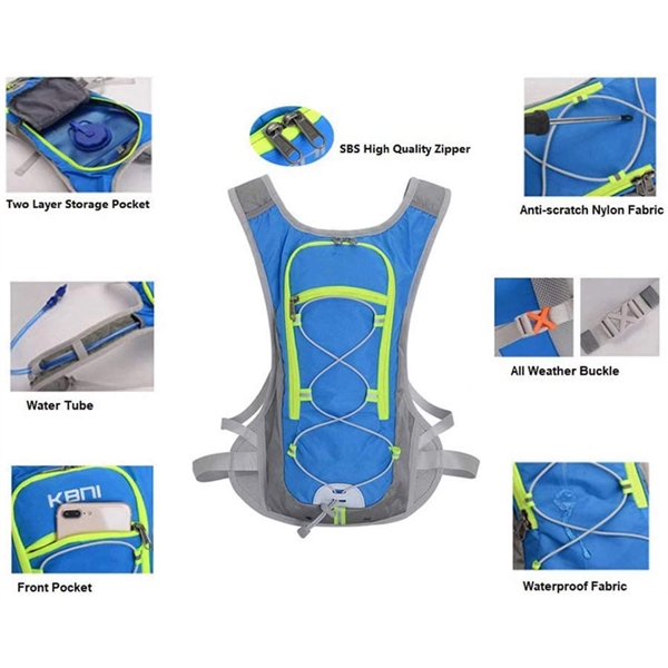 Hydration Backpack For 2L Water Bladder - Hydration Backpack For 2L Water Bladder - Image 3 of 6