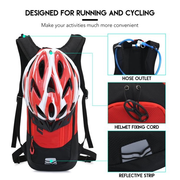 Hydration Pack Breathable Lightweight Bike Riding Daypack - Hydration Pack Breathable Lightweight Bike Riding Daypack - Image 1 of 2