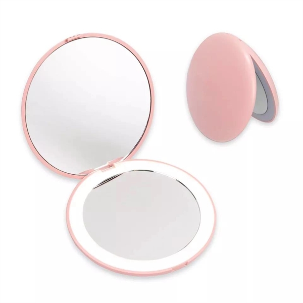 Compact Mirror with LED Light - Compact Mirror with LED Light - Image 0 of 5