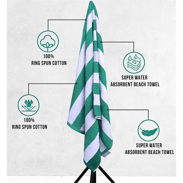 Cotton Cabana Stripe Beach Towel - Cotton Cabana Stripe Beach Towel - Image 1 of 3