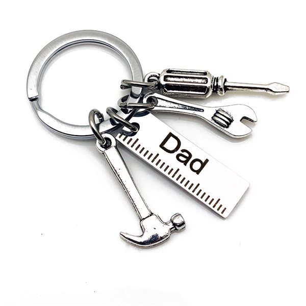 Custom Stainless Steel Key Chain - Custom Stainless Steel Key Chain - Image 1 of 4