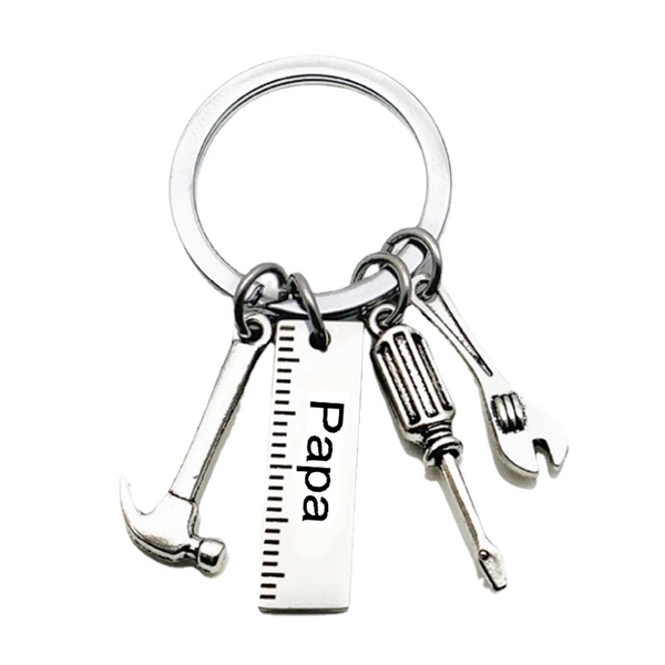 Custom Stainless Steel Key Chain - Custom Stainless Steel Key Chain - Image 4 of 4