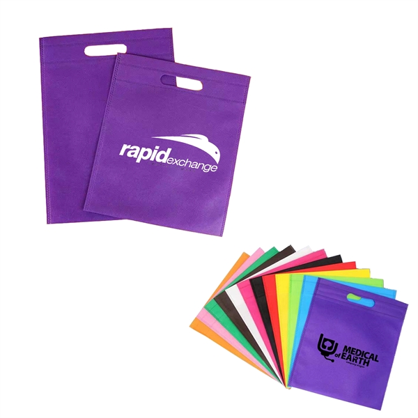 Die Cut Non-woven Handle Bag - Die Cut Non-woven Handle Bag - Image 1 of 2